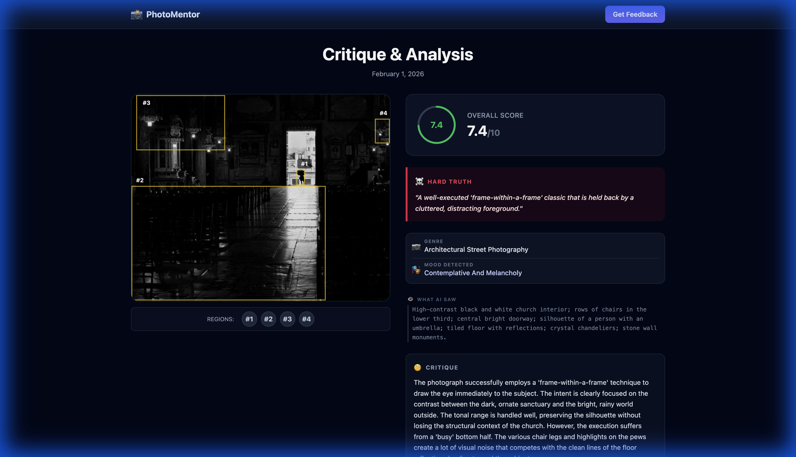 AI Photo Critique - Architecture Analysis